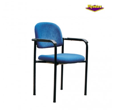 Piyestra Dia Visitor Chair Fabric - Blue